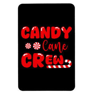 Candy Cane Crew Matching Family Snoep Lover Magneet