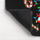 Candy Cane Crew Red And White Santa Funny Christma Muismat (Hoek)