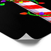 Candy Cane Crew Santa Christmas Kids Boys Girls  Poster (Hoek)