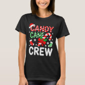 Candy Cane Crew Shirt Adult Men Women Kids Christm (Voorkant)