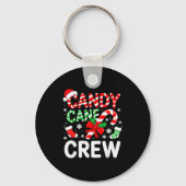 Candy Cane Crew Shirt Adult Men Women Kids Christm Sleutelhanger (Voorkant)
