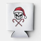 Candy Cane Crew Skull Christmas 2025 Funny Men Boy Blikjeskoeler (Voorkant)