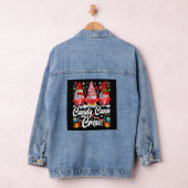 Candy Cane Crew Snoep Lover Gnome Denim Jacket (Hangar)
