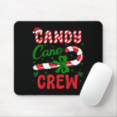Candy Cane Crew Tester Lovers Taster Group Funny C Muismat (Met muis)