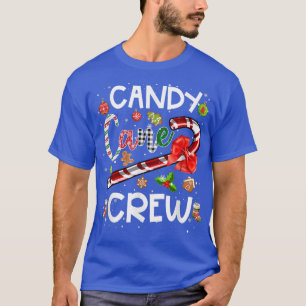 Candy Cane Crews Funny Snoepjes Lover Xma T-shirt