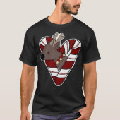 Candy Cane Cupid T-shirt (Voorkant)