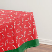 Candy Cane Custom Katoen Tafelkleed, 52 "x70" Tafelkleed (Voorbeeld)