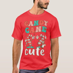 Candy Cane Cute Funny Snoep Lover Xmas 2 T-shirt