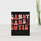 Candy Cane Cutie Christmas Holiday Toddler T Shirt Kaart (Voorkant)