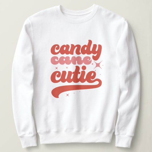 Candy cane cutie kerst trui (Design voorkant)