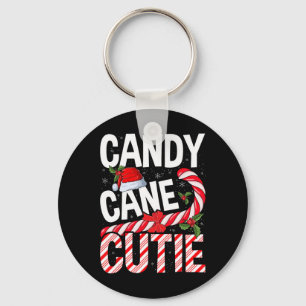 Candy Cane Cutie Kerstmis Vrouwen Meisjes Kinder T Sleutelhanger