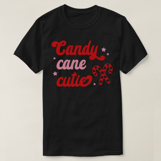 Candy Cane Cutie T-shirt (Design voorkant)