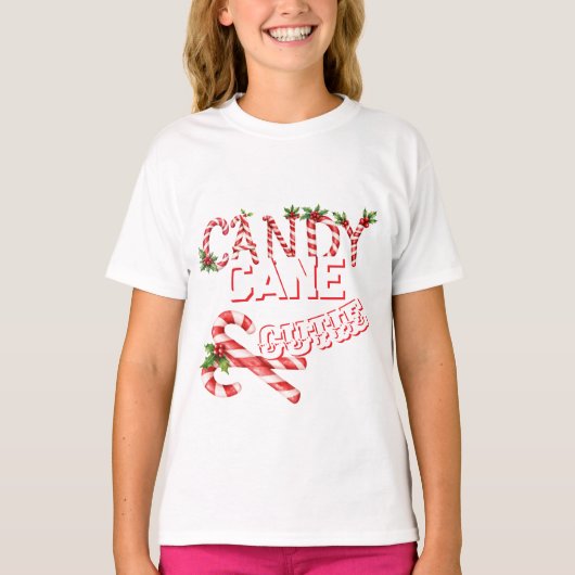 CANDY CANE CUTIE T-Shirt (Voorkant)