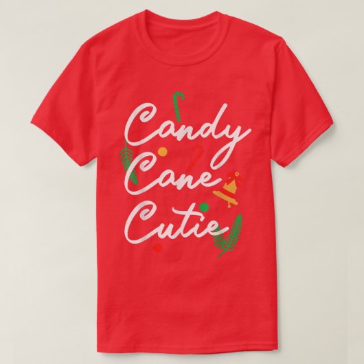 Candy Cane Cutie T-shirt (Design voorkant)
