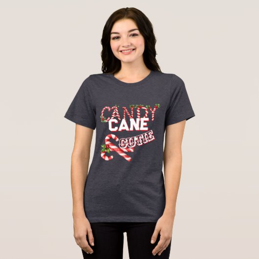 CANDY CANE CUTIE T-Shirt  (Voorkant volledig)