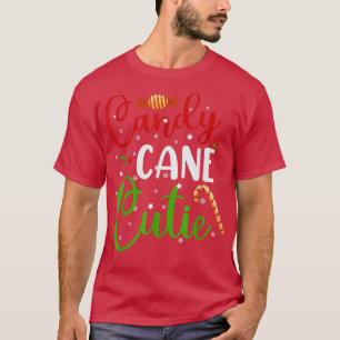 Candy Cane CutieKerstmis Funny Cute Xmas Gifts T-shirt