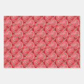 Candy Cane Delight Classic pepermunt twist ontwerp Inpakpapier Vel (Voorkant 3)