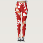 Candy Cane Delight Leggings (Voorkant)