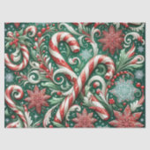 Candy Cane Delight Tissuepapier (Voorkant)
