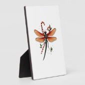 Candy Cane Dragonfly Fotoplaat (Zijkant)