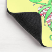 Candy Cane Elf Holiday Mousepad Muismat (Hoek)