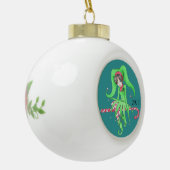 Candy Cane Elf Holiday Ornament (Links)