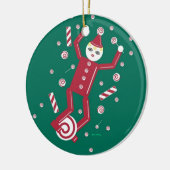 Candy Cane Elf Ornament © 2011 M. Martz (Links)