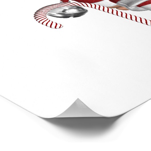 Candy Cane Elf Poster (Hoek)