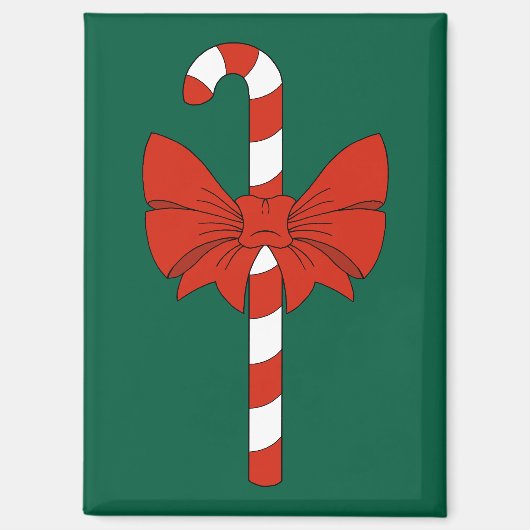 Candy Cane en Strik Magneet (Voorkant)