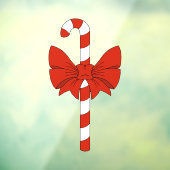 Candy Cane en Strik Raamsticker (Vel 3)