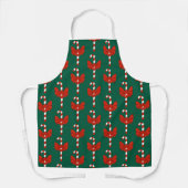 Candy Cane en Strik Schort (Voorkant)