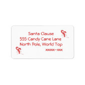 Candy Cane Etiket (Voorkant)
