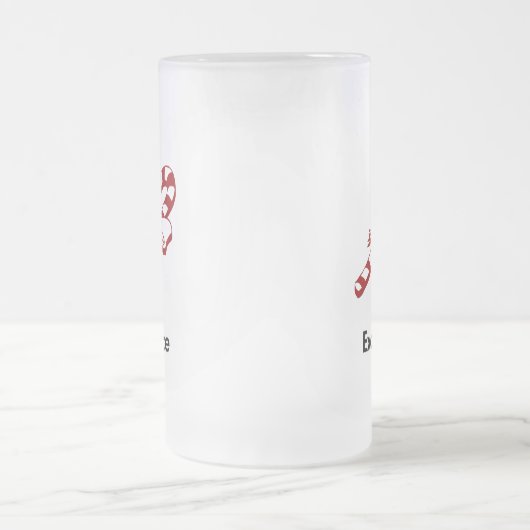 Candy Cane Excellence Matglas Bierpul (Center)