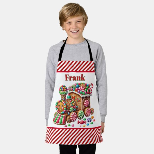 Candy Cane Express Schort (Gedragen)