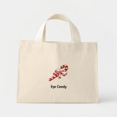 Candy Cane Eye Snoep Mini Tote Bag (Voorkant)