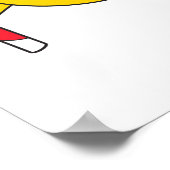 Candy Cane Face Poster (Hoek)