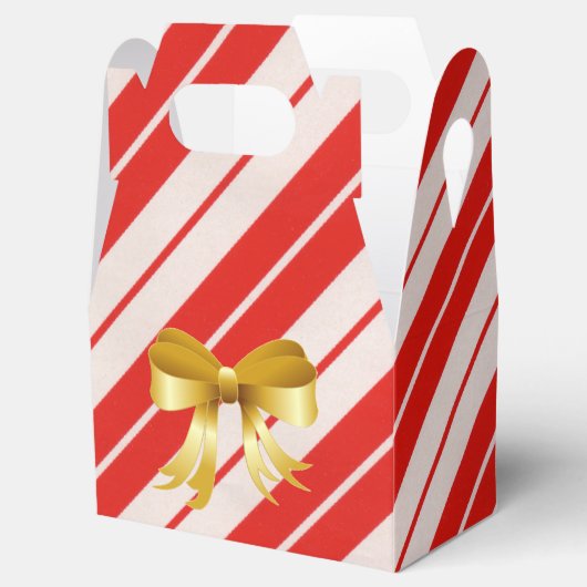Candy Cane Favor Box Bedankdoosjes (Geopend)