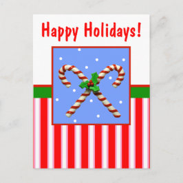 Candy Cane Feestdagenkaart