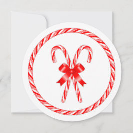 Candy Cane Feestdagenkaart