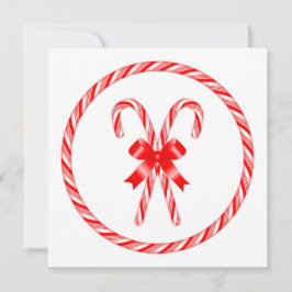 Candy Cane Feestdagenkaart