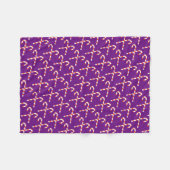 Candy Cane Fleece Blanket (Voorkant (Horizontaal))