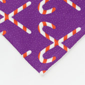 Candy Cane Fleece Blanket (Hoek)