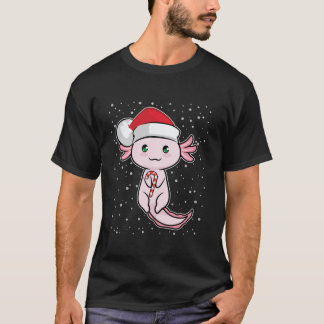 Candy Cane Funny Salamander T-shirt