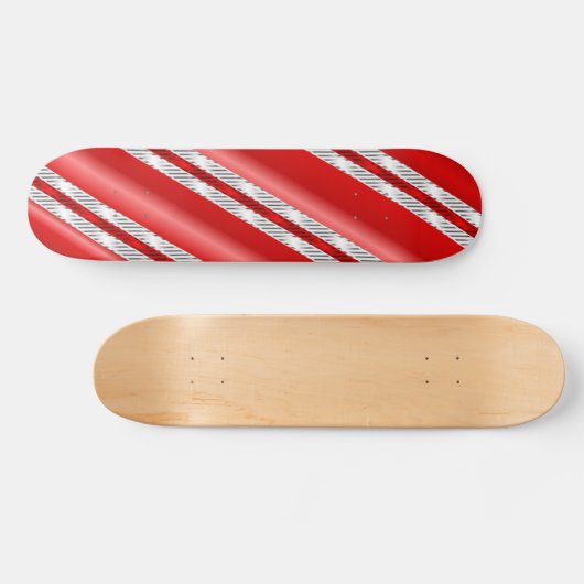 Candy Cane Fusion (Skateboard Deck) Persoonlijk Skateboard (Horizontaal)