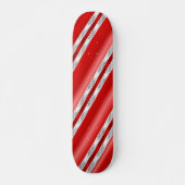 Candy Cane Fusion (Skateboard Deck) Persoonlijk Skateboard (Voorkant)