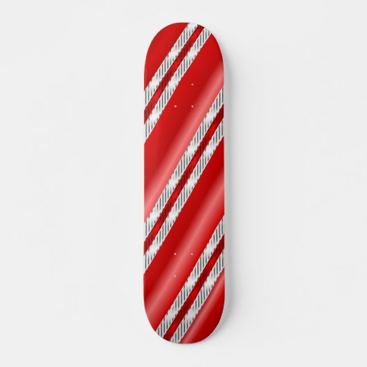 Candy Cane Fusion (Skateboard Deck) Persoonlijk Skateboard (Voorkant)