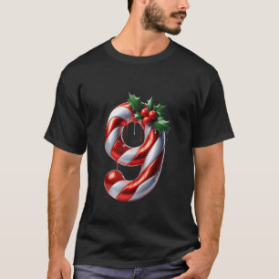 Candy Cane G met Hulstbesjes Delight Zip T-shirt