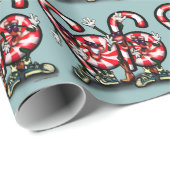 Candy Cane Gang Cadeaupapier (Rol Hoek)