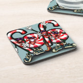 Candy Cane Gang Onderzetter (Linkerzijde)