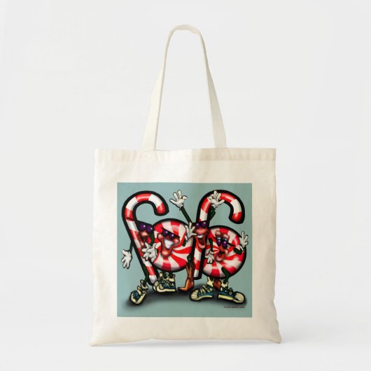 Candy Cane Gang Tote Bag (Voorkant)